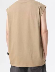 Chaleco Deportivo Casual para Hombre, Camiseta sin Mangas, Holgada, Moderna, de Verano, Camiseta de Baloncesto, Transpirable, Tejida, Lisa - Product Image 4