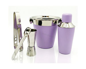 6-Piece Barware Set Includes: 1Mini <b>shaker</b> 1 Ice Bucket With Lid 1 tong 1 jigger & 1 <b>Bottle</b> opener - Product Image 1