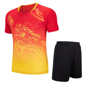 Conjunto de Uniforme de Bádminton y Tenis con el Mejor Diseño de Sublimación 2026, Camisetas de Bádminton para Hombre, Kit de Tenis Personalizado para Equipos - Product Image 2