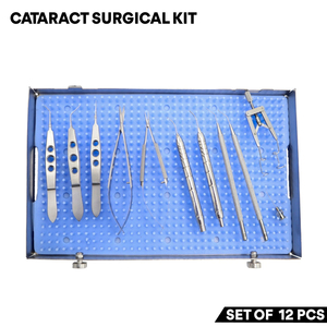 Kit Quirúrgico para Cataratas de 12 Piezas, Instrumentos Oftálmicos de Acero Inoxidable Alemán, Kit de Microcirugía Ocular - Product Image 3