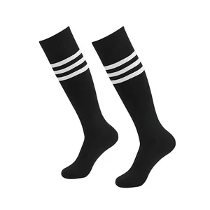 Baseball Cotton Knitted Socks Anti <b>Slip</b> Breathable Snag Resistance Knee High Custom Logo Design Cycling Active Wear Socks - Product Image 2
