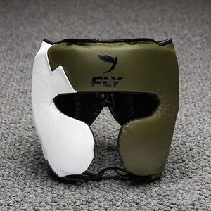 Fly Boxing <b>Gloves</b> Head Guard Groin Guard Set Premium <b>Leather</b> Laced Breathable Lightweight Unisex Training Gear for Martial Arts - Product Image 4