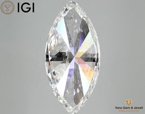 Diamante Cultivado en Laboratorio CVD Corte Marquesa de 5.00 CT, Color E, VVS2, con Certificado IGI para Pulsera de Diseño - Product Image 6