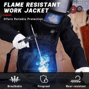 Combinaison anti-chaleur et anti-vapeur ZUNEZI INTERNATIONAL ZI-6096 avec respirateur, coupe régulière, résistance à la chaleur 300°C-500°C, ignifuge - Product Image 4