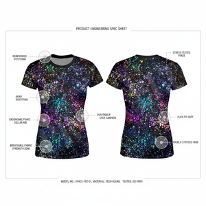 รับผลิตเสื้อยืดโยคะแบบ OEM ODM สำหรับแบรนด์ส่วนตัว เนื้อผ้านุ่ม แห้งเร็ว ระบายอากาศได้ดี ยืดหยุ่น เหมาะสำหรับออกกำลังกาย ฟิตเนส เล่นกีฬา ดีไซน์สวยงาม - Product Image 2