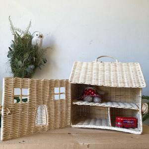 บ้านของเล่นหวายสุดน่ารักสำหรับเด็ก คุณภาพเยี่ยม บ้านเด็กเล่นทอมือ ของเล่นบ้านหวาย - Product Image 3