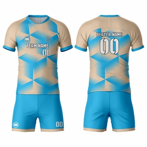 Ensemble de maillots de football personnalisés, uniforme de football, fournisseur OEM ODM de vêtements d'équipe, polyester respirant de haute qualité à séchage rapide - Product Image 1