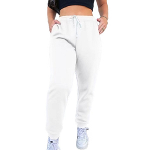 Custom logo cotton plus size <b>women's</b> pants trousers outdoor <b>jogger</b> drawstring trousers track pants streetwear pants for ladies - Product Image 2