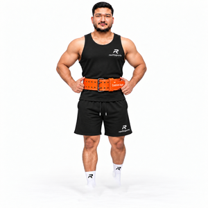 Ceinture de musculation en cuir OEM avec logo personnalisé et soutien lombaire, équipement de sport durable, fournisseur OEM ODM d'équipements de gym - Product Image 4