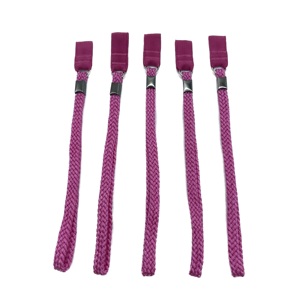 สายจูงสุนัขสีชมพูพร้อมห่วงโลหะและห่วงผ้า ดีไซน์ทนทาน - Product Image 5