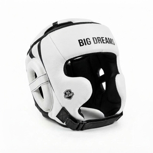 Protector de Cabeza de Boxeo de Cuero con Logotipo Personalizado, Equipo de Protección Profesional para Sparring, Protector de Cabeza para MMA, OEM, ODM - Product Image 1