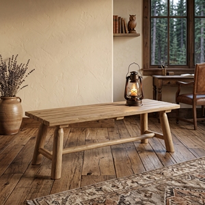 Banco de Madera de Teca, Taburete Largo para Jardín, Asiento Rústico para Comedor, Pedestal de Tronco Natural, Muebles de Silla Balinesa Hechos a Mano de Primera Calidad - Product Image 3