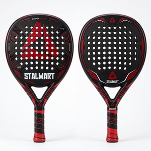 Stalwart <b>Pickleball</b> Paddle Standard Shape 230g5g Anti-Slip Handle 40-Hole Design Professional Carbon Fiber Adult 16mm Trendy - Product Image 6