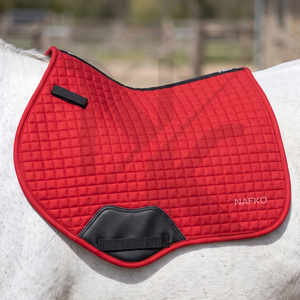 Almohadilla de Silla de Montar Cuadrada de Contacto Cercano OEM de Alta Calidad, Duradera, Antideslizante, con Forro de Espuma, Colores Personalizados, Set de Equipo Ecuestre para Salto - Product Image 5