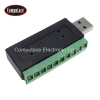 Adaptateur de borne USB 3.0 mâle 10 broches Type A, prise d'alimentation avec contacts en laiton nickelé, montage sur câble, noir-vert, 30V 1A 24-14 AWG