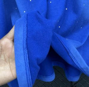 T-shirt personnalisé avec broderie appliquée pour hommes, 100 % qualité supérieure, effet délavé au soleil - Product Image 2