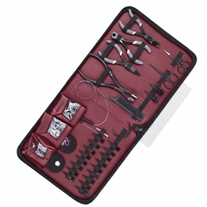 Kit d'outils professionnels pour extensions de cheveux à micro-anneaux, pince à sertir les perles, outil de suppression, outil de pressage pour extensions à bandes, coupe-adhésif, crochet et boucle - Product Image 3