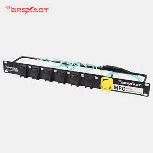 SREXACT SFPB-12M3-MPOM-6600 Panneau de brassage fibre optique 1U pour rack, MPO vers 6 DLC, OM3 intégré, Concert - Product Image 2