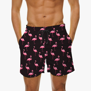 Shorts de bain personnalisés pour hommes, respirants, avec impression de votre propre design, shorts de bain à séchage rapide pour hommes, taille élastique avec cordon de serrage - Product Image 2