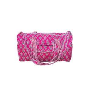 Bolsa de Viaje de Fin de Semana Ecológica Estilo Vintage, de Lona de Algodón Suave con Cierre de Cremallera, para Playa, Verano, Viajes y Compras - Product Image 1