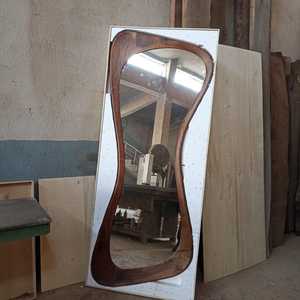 Handmade Modern Round Wooden Eco-Friendly Wall <b>Mirror</b> Decorative Hanging <b>Mirror</b> - Product Image 4