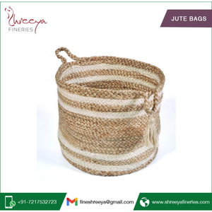Bolsa de Playa de Yute Natural Tejida a Mano, Bolsa de Compras Ecológica y Duradera para Compras, Viajes y Picnic con Asas Resistentes - Product Image 4