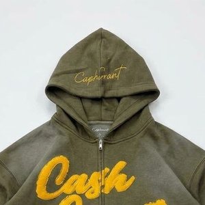 Olive Green Graphic Men’s Hoodies Shorts Set Custom Embroidery Logo Streetwear Tracksuits Casual Jogger Fashion Apparel Hoodies - Product Image 6