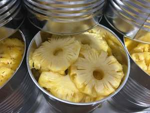 Best Selling Canned <b>Pineapple</b> Slices Chunks Tidbits Pieces Crushed in Syrup Premium Quality Ready to Eat Bulk OEM - Ms. Grace - Product Image 4