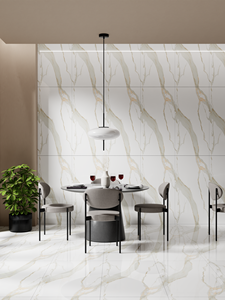 Azulejos de porcelana esmaltada de aspecto lujoso de 2x4 pies, color verde celestial, acabado brillante sin fin, azulejos de 600x1200 mm para sala de estar y dormitorio - Product Image 3