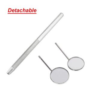 Espejo Bucal de Acero Inoxidable de 16 cm para Laboratorio Dental, Herramienta de Cuidado de Higiene Bucal Desmontable, para Clínica Dental, Blanqueamiento Dental - Product Image 3