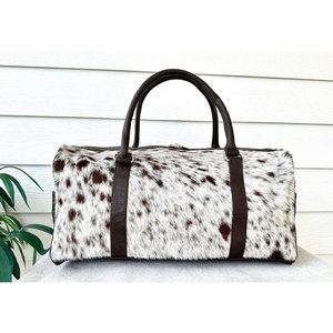 Men's Sports Style Leather Duffel <b>Bag</b> Travel Weekender <b>Overnight</b> Gym Luggage Elegant Weekender Duffle <b>Bag</b> - Product Image 5