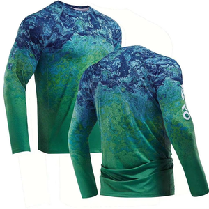 Camisetas de Pesca de Manga Larga para Niños, de Alta Calidad, Personalizadas, Tallas Grandes, Impermeables, con Protección UV UPF50, Lisas, al por Mayor - Product Image 3