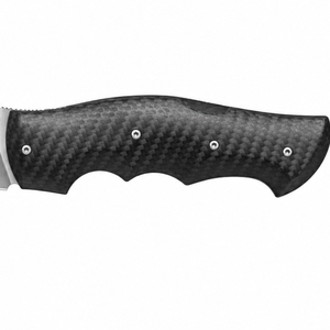 Cuchillos de Caza de Hoja Fija con Mango Texturizado Negro con Ranuras para los Dedos y Hoja Ancha de Acero para Campismo, Supervivencia y Actividades al Aire Libre - Product Image 3