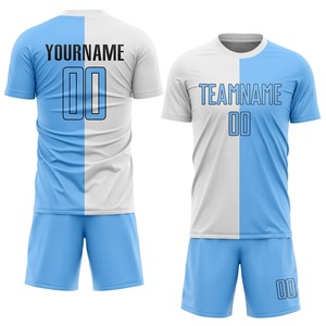 Ensemble de maillots de football sublimés personnalisés, uniforme d'équipe, maillot et short, design jaune et noir, respirant, séchage rapide, kits d'entraînement professionnels - Product Image 5