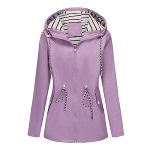 เสื้อแจ็คเก็ตกันลมแบบแห้งเร็ว ระบายอากาศได้ดี ป้องกันแสงแดด สำหรับผู้หญิง เหมาะสำหรับเล่นกีฬา สามารถปรับแต่งได้ - Product Image 1