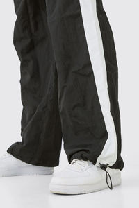 Stacked Polyester/Cotton Track Men's <b>Pants</b> Streetwear Embroidery Heavyweight Custom Washed Man Trousers - Product Image 4