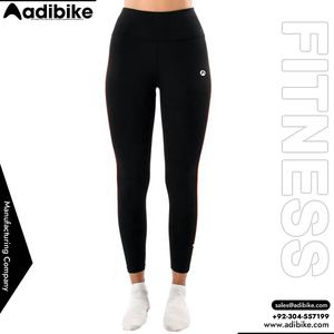 Mesh Panel High Waisted Solid Workout Leggings with <b>Tummy</b> Control Quick Dry & Breathable Spandex/Polyester for Women - Product Image 2