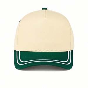 Gorra de Béisbol Personalizada de 5 Paneles de Algodón, Estructurada, con Logotipo Bordado e Impreso en la Parte Delantera - Product Image 6
