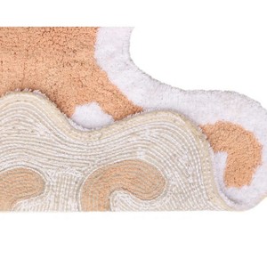 Tapis de bain tissé à la main 100% coton, design moderne et doux, personnalisable, pour usage domestique - Product Image 3