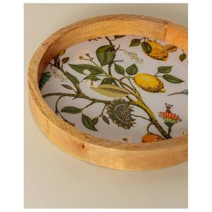 Plateau décoratif en bois de manguier imprimé émail pour la cuisine, la salle à manger, l'hôtellerie et la restauration - Product Image 3