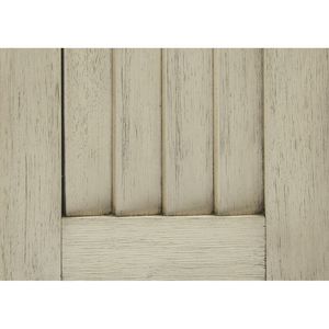 Panca contenitore resistente in legno massello con finitura bianca e rivestimento beige, seduta ribaltabile, per casa e camera da letto, con seduta imbottita in schiuma - Product Image 5
