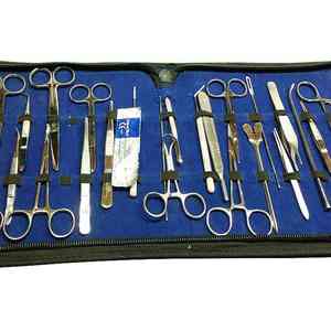 Stainless Steel Manual High Quality Surgical Instruments Forceps Scissors Kit 71 for Medical Student Instrument Set <b>Blush</b> - Product Image 2