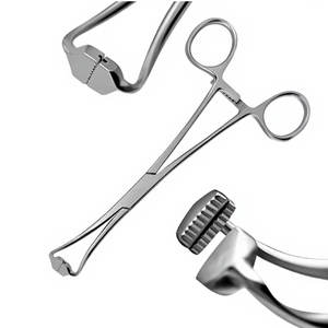 Pinza de Toalla de Primera Calidad, 6 Pulgadas, Acero Inoxidable Alemán, Instrumentos Quirúrgicos Médicos para Obstetricia, Ginecología y Otorrinolaringología, Manual, CE - Product Image 4