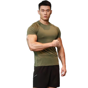 Wholesale Personalized <b>Polyester</b> Jersey <b>Tshirt</b> Custom Men's Sport T-shirt Plain Gym Raglan Short Sleeve Athletic Men's T-shirts - Product Image 2