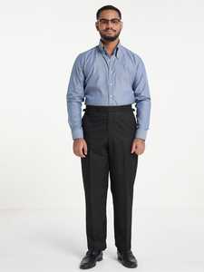 <b>Denim</b> Blue 100% Cotton Business Lightweight Summer Custom Logo Button Down Dress <b>Shirt</b> - Product Image 1