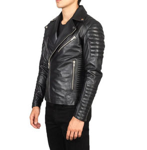 <b>Men</b>’s Genuine <b>Sheepskin</b> <b>Leather</b> <b>Jacket</b> – Multi Color Casual Outerwear Soft Lightweight Design OEM Custom Manufacturing - Product Image 6