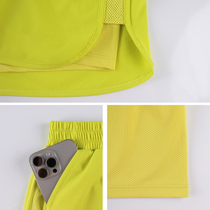 New Arrived Breathable Running Gym <b>Shorts</b> for Women Summer Sports <b>Yoga</b> <b>Shorts</b> With Pockets - Product Image 5