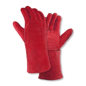Guantes de Soldadura de Cuero Vacuno de Primera Calidad, Resistentes al Fuego, Resistentes a la Abrasión, Guantes para Asar a la Parrilla - Product Image 5