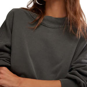 Sudadera Casual de Lona con Cuello Alto y Manga Larga, Estampada o de Color Liso, con Logo Frontal Personalizable, Colores Otoño-Invierno, Anti-Pilling - Product Image 5