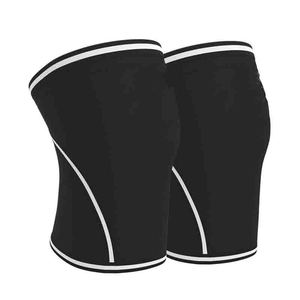 Genouillères de compression rembourrées en néoprène à demi-manches pour hommes, séchage rapide, idéales pour l'hiver, la gym, la course et l'haltérophilie (paire) - Product Image 2